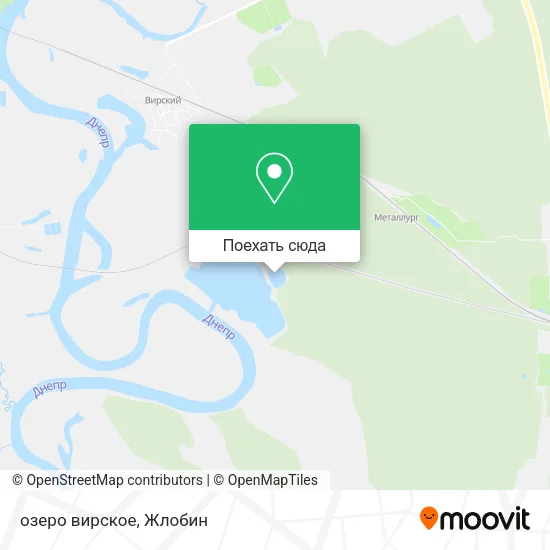 Карта озеро вирское