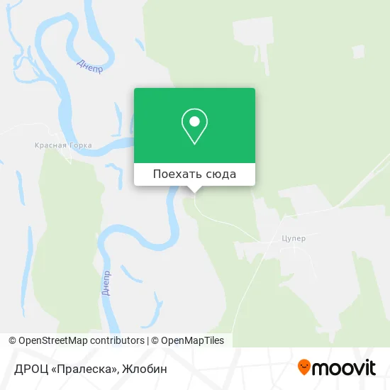 Карта ДРОЦ «Пралеска»