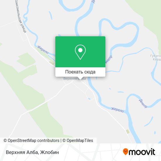 Карта Верхняя Алба