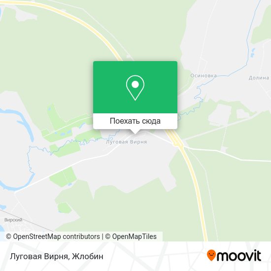 Карта Луговая Вирня