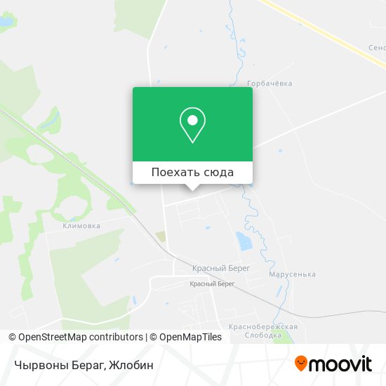 Карта Чырвоны Бераг