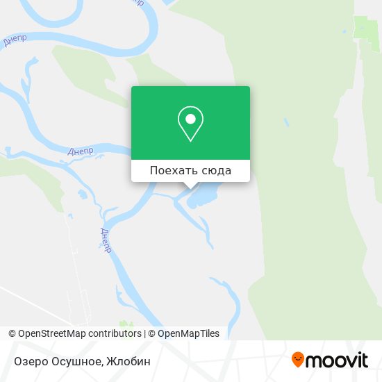 Карта Озеро Осушное