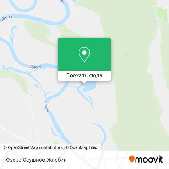 Карта Озеро Осушное