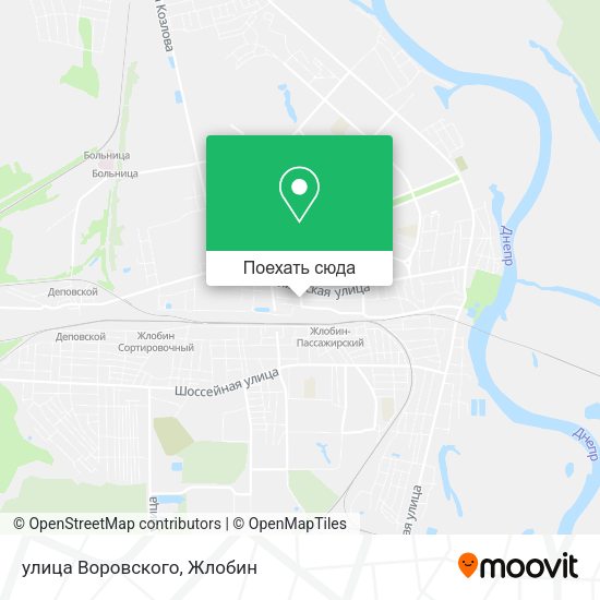 Карта улица Воровского