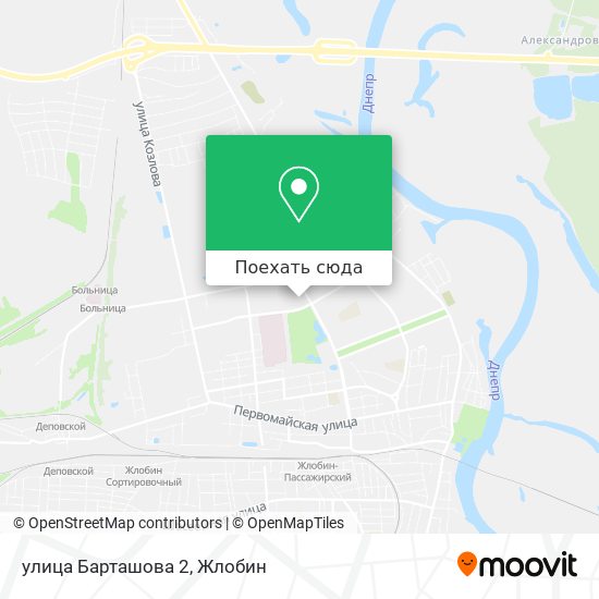 Карта улица Барташова 2