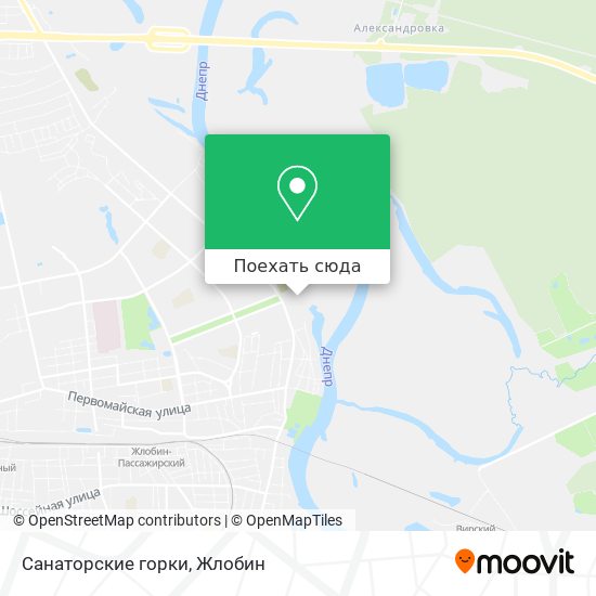 Карта Санаторские горки