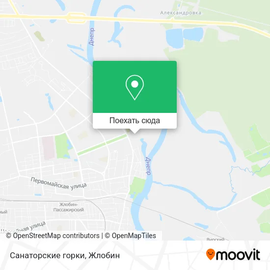 Карта Санаторские горки