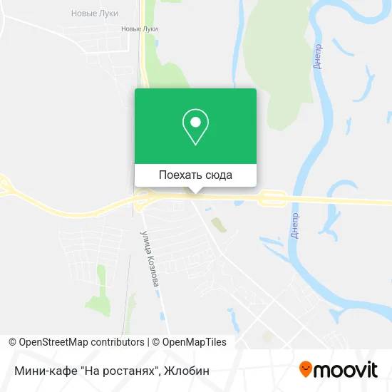 Карта Мини-кафе "На ростанях"