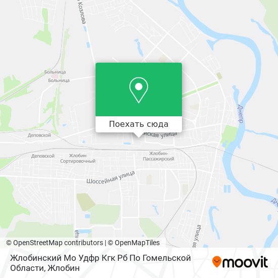 Карта Жлобинский Мо Удфр Кгк Рб По Гомельской Области