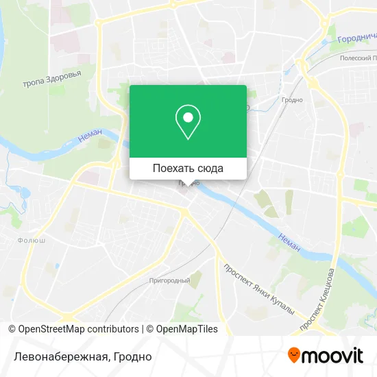 Карта Левонабережная
