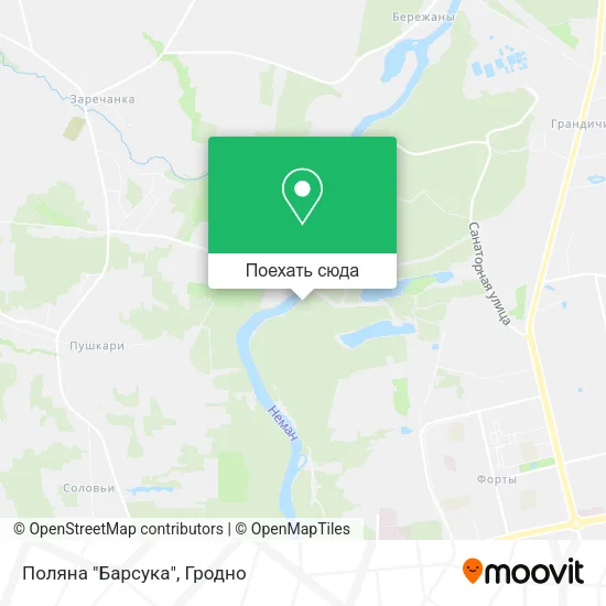 Карта Поляна "Барсука"