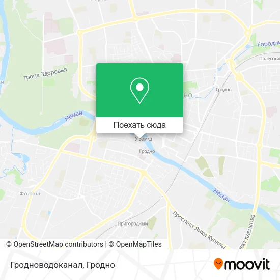 Карта Гродноводоканал