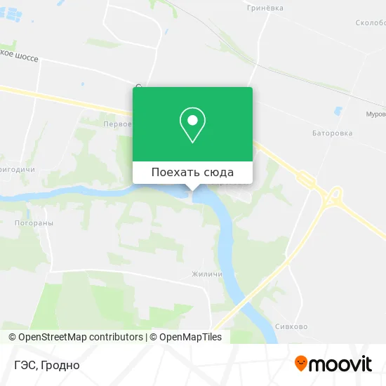 Карта ГЭС