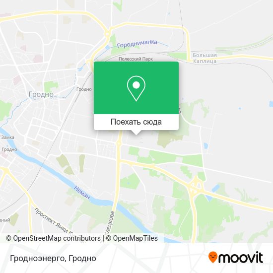Карта Гродноэнерго