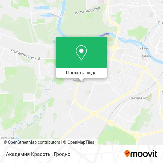 Карта Академия Красоты