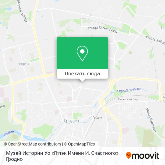 Карта Музей Истории Уо «Ггпэк Имени И. Счастного»