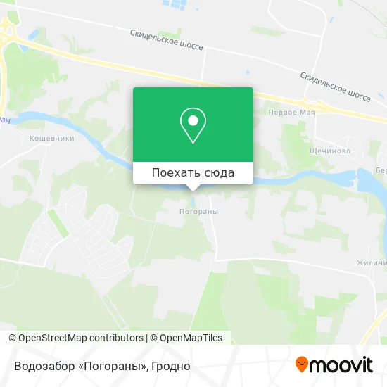 Карта Водозабор «Погораны»
