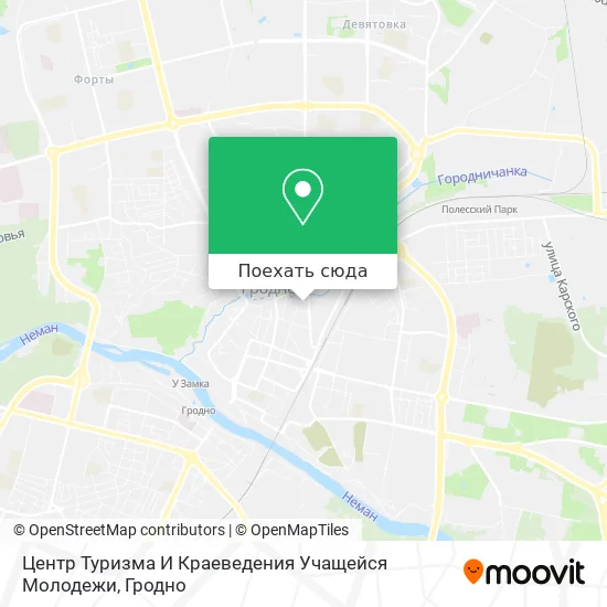 Карта Центр Туризма И Краеведения Учащейся Молодежи