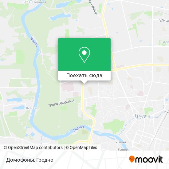Карта Домофоны