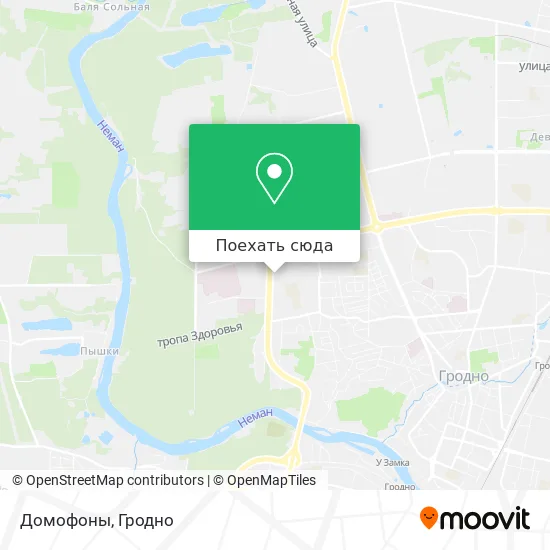 Карта Домофоны