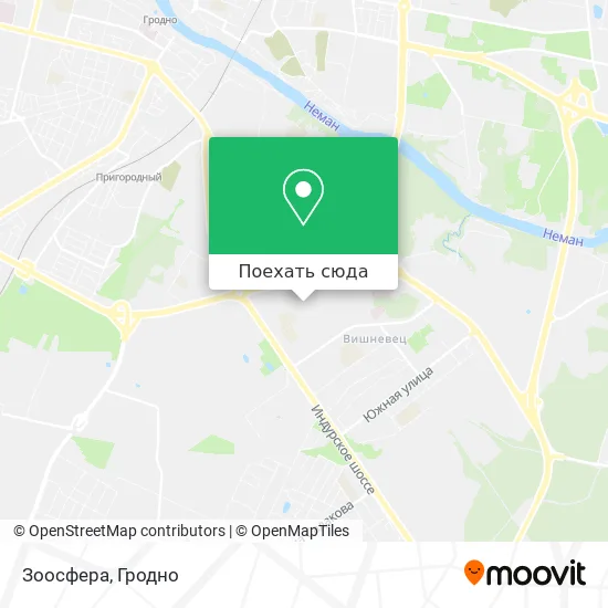 Карта Зоосфера