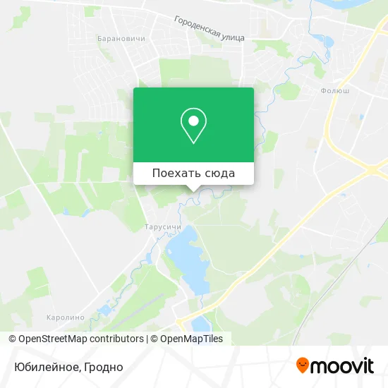 Карта Юбилейное