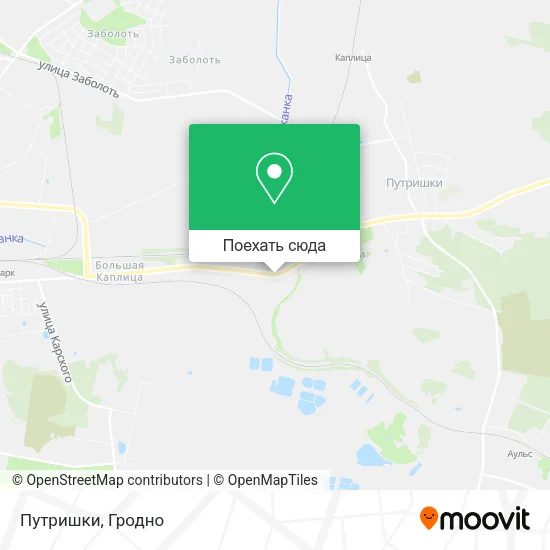 Карта Путришки
