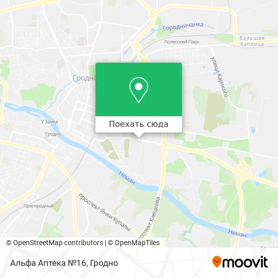 Карта Альфа Аптека №16