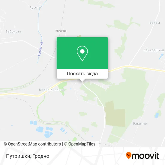 Карта Путришки