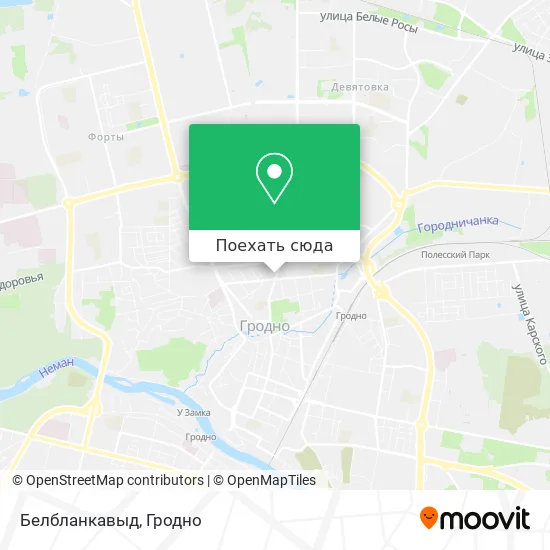 Карта Белбланкавыд