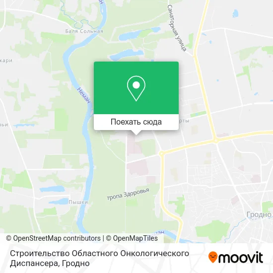 Карта Строительство Областного Онкологического Диспансера