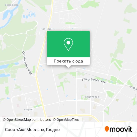 Карта Сооо «Акз Мерлан»