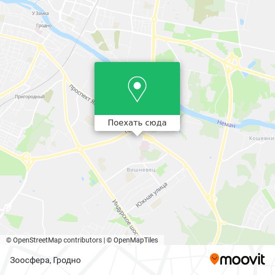 Карта Зоосфера