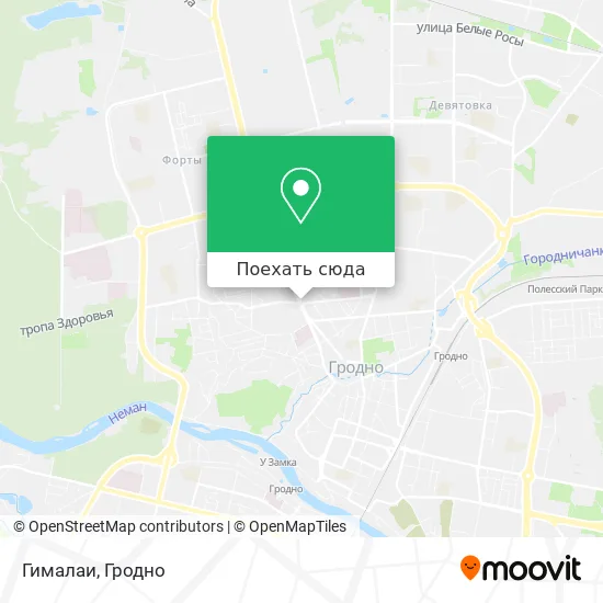 Карта Гималаи