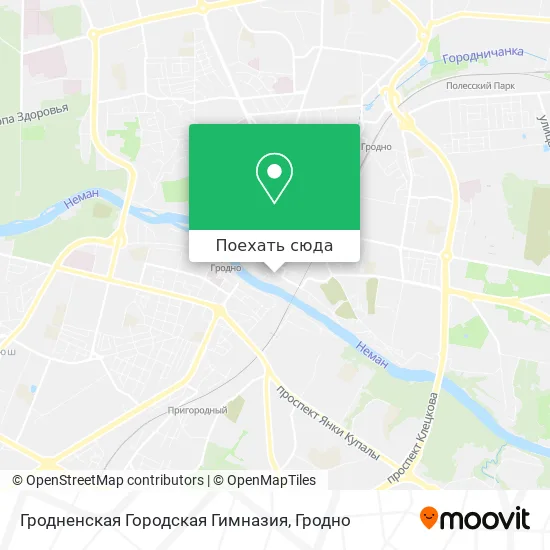Карта Гродненская Городская Гимназия