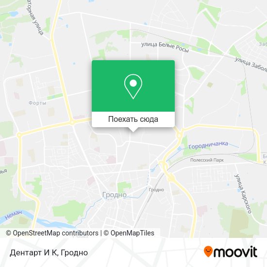 Карта Дентарт И К