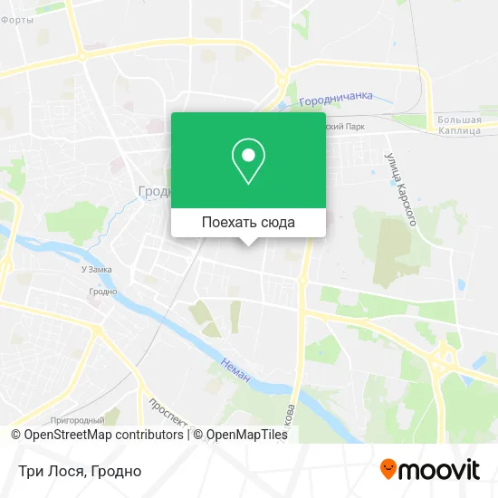 Карта Три Лося