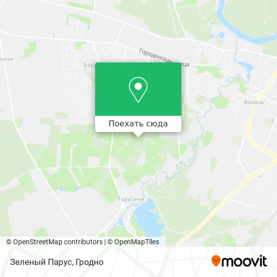 Карта Зеленый Парус
