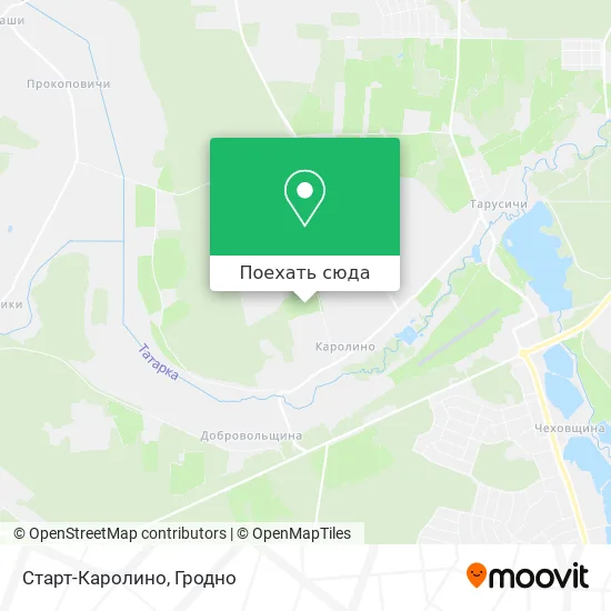 Карта Старт-Каролино