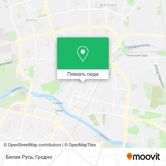 Карта Белая Русь