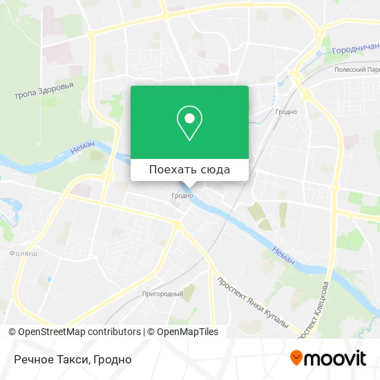 Карта Речное Такси