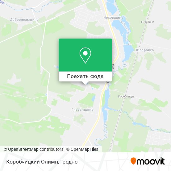 Карта Коробчицкий Олимп