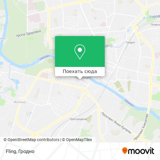 Карта Fling