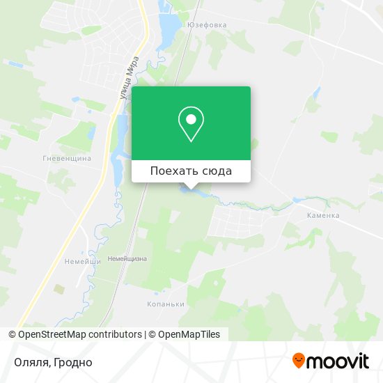 Карта Оляля