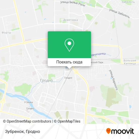 Карта Зубренок
