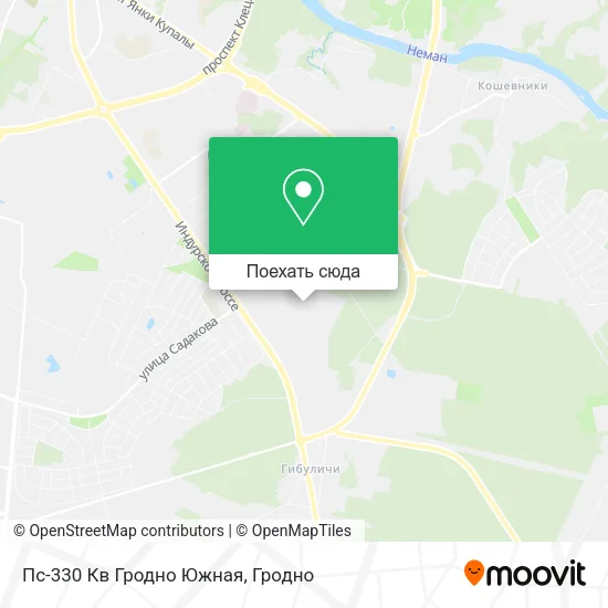 Карта Пс-330 Кв Гродно Южная