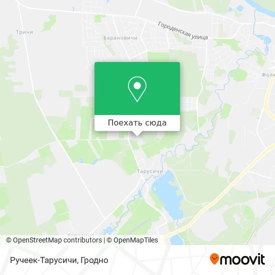 Карта Ручеек-Тарусичи