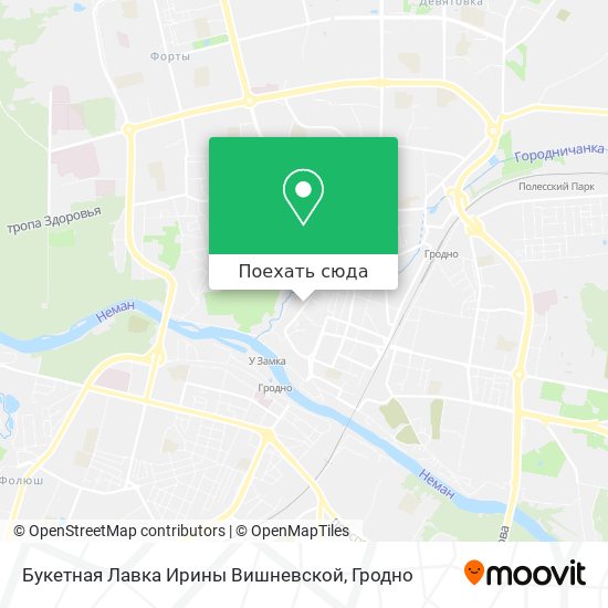 Карта Букетная Лавка Ирины Вишневской