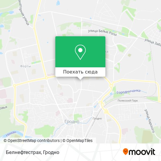 Карта Белнефтестрах