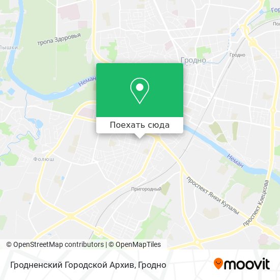 Карта Гродненский Городской Архив